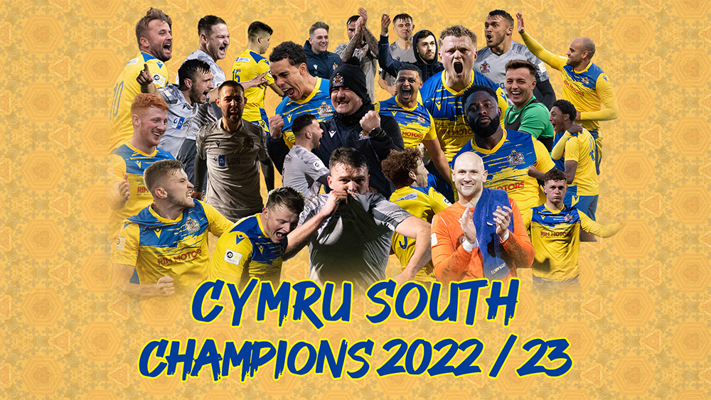 JD Cymru South Champions Barry Town United